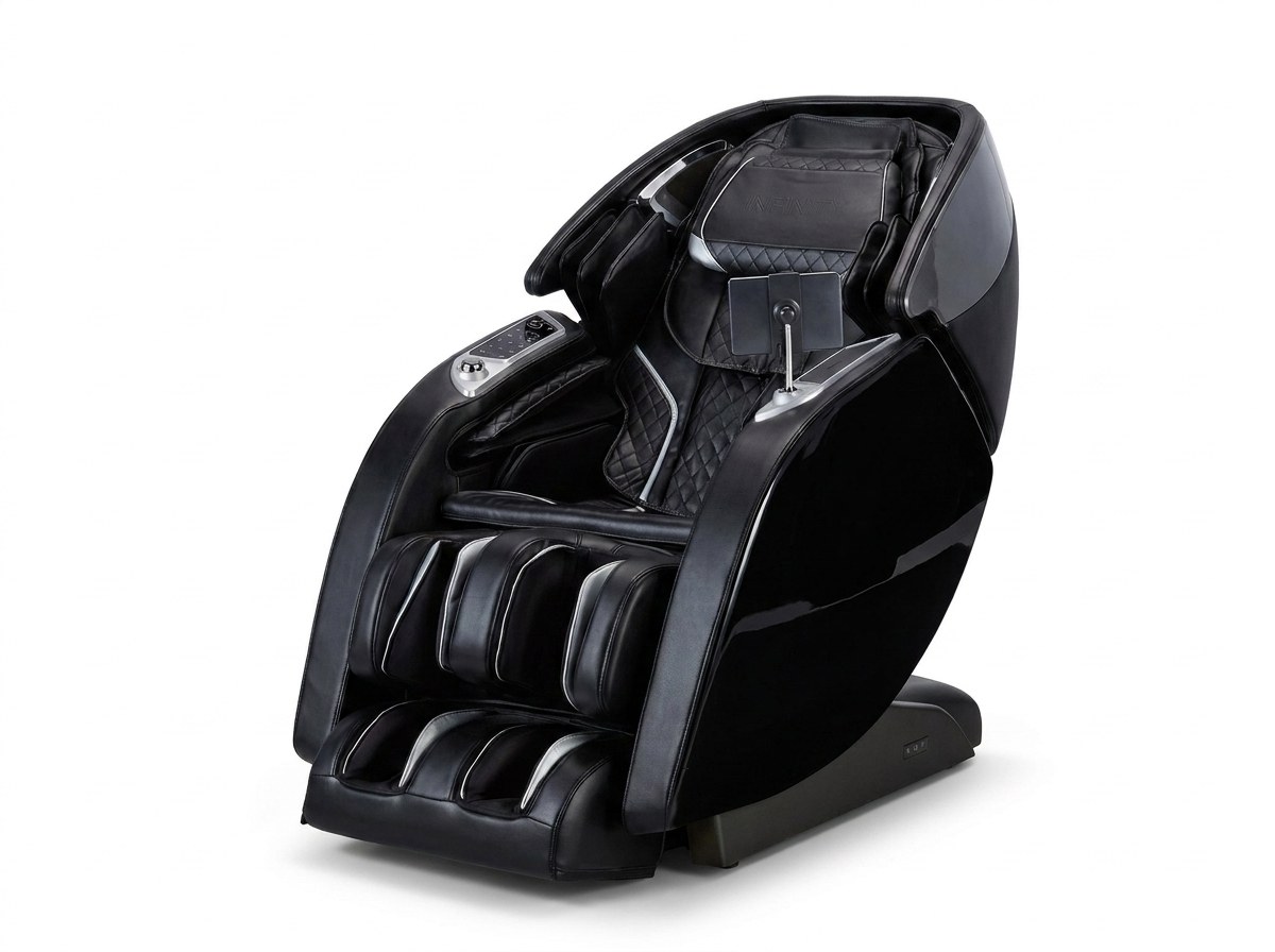 Luxury massage chair, hero angle
