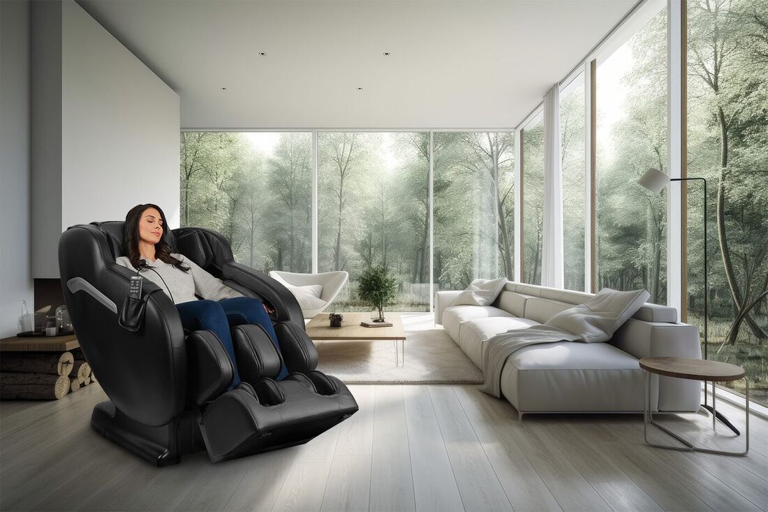 Aura Pro Massage Chair Black
