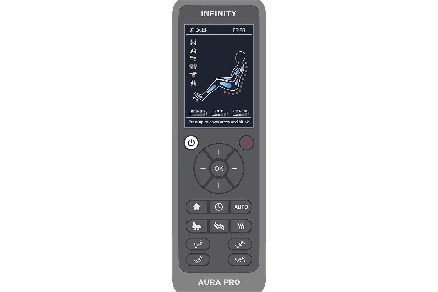 Aura Pro Massage Chair Black